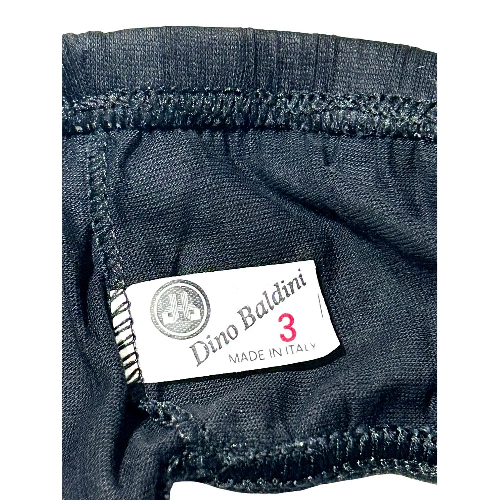 Vtg Dino Baldini Men's Black Underwear Small 80's Made in Italy New in Box READ